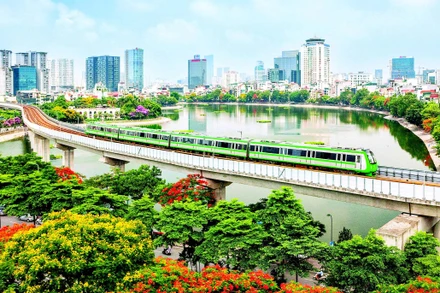 Hà Nội - Thành phố xinh đẹp và hiện đại. (Ảnh: TRẦN THU HÀ)