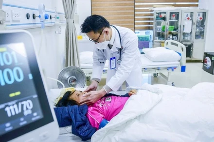 Đề án đặt mục tiêu từng bước mở rộng quyền lợi và nâng cao chất lượng, hiệu quả chăm sóc sức khỏe nhân dân. (Ảnh: ĐẠT THÀNH)