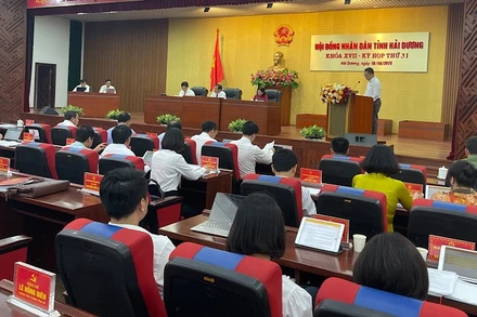 Kỳ họp thứ 31 Hội đồng nhân dân tỉnh Hải Dương khóa 17.