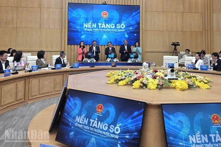 Bộ Công thương tổ chức lễ khai trương nền tảng số về phát triển thị trường nước ngoài.