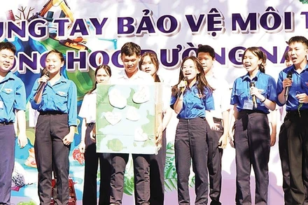 Học sinh sẽ là những tuyên truyền viên tích cực vận động cộng đồng chung tay bảo vệ môi trường.