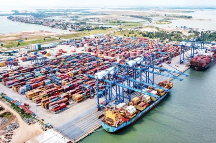 Cảng nước sâu Lạch Huyện (Hải Phòng). Ảnh: Thành Đạt