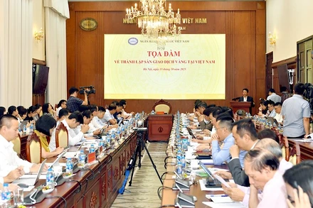Toàn cảnh cuộc Toạ đàm. 
