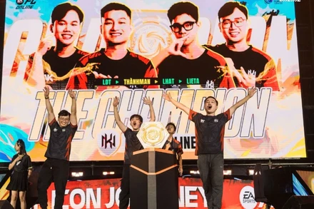 Đội tuyển NK lần thứ 3 liên tiếp vô địch FC Online Vietnam Pro League.