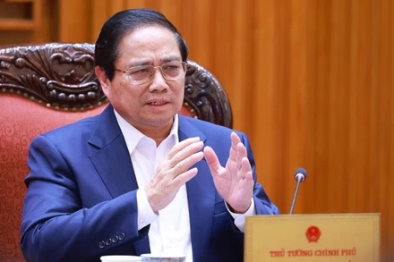 Thủ tướng Phạm Minh Chính làm Trưởng Ban Chỉ đạo về Trung tâm tài chính quốc tế tại Việt Nam. (Ảnh: TTXVN)