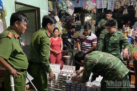 Một số trường hợp vận chuyển thuốc lá điếu nhập lậu bị lực lượng chức năng tỉnh Đồng Tháp phát hiện, bắt giữ. 