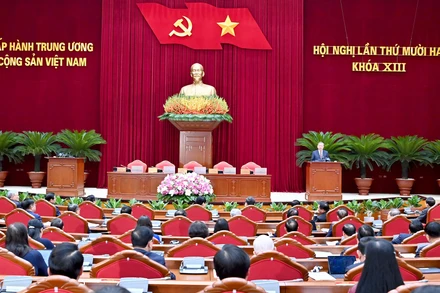 Tổng Bí thư Tô Lâm phát biểu bế mạc Hội nghị.