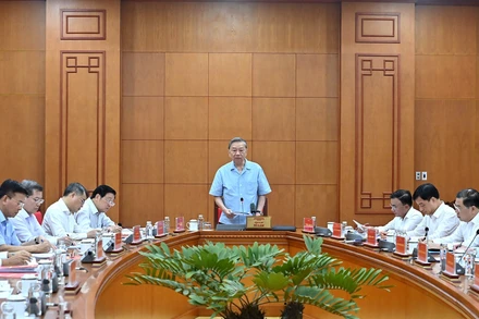 Tổng Bí thư Tô Lâm chủ trì họp Thường trực Ban Chỉ đạo Trung ương về phòng, chống tham nhũng, lãng phí, tiêu cực.