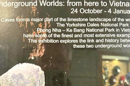 Vườn quốc gia Yorkshire Dales (Anh) giới thiệu triển lãm “Thế giới trong lòng đất” của Di sản thiên nhiên thế giới Phong Nha-Kẻ Bàng.