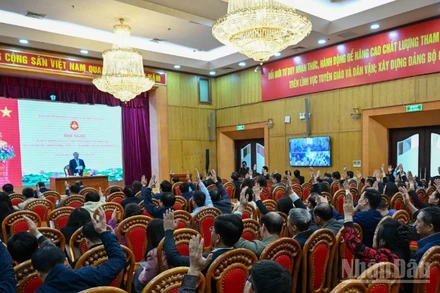 Quang cảnh hội nghị. (Ảnh: DUY LINH)