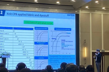 Chuyên gia Hàn Quốc chia sẻ về công nghệ dệt may.