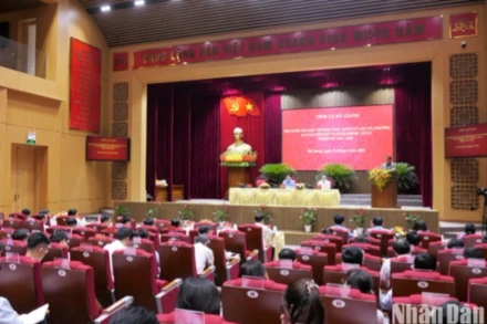 Tỉnh ủy Hà Giang gặp mặt Thường trực Đảng ủy 73 xã, phường sau sắp xếp đơn vị hành chính cấp xã.