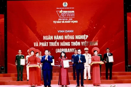 Agribank là đại diện ngân hàng duy nhất được vinh danh trong Chương trình.