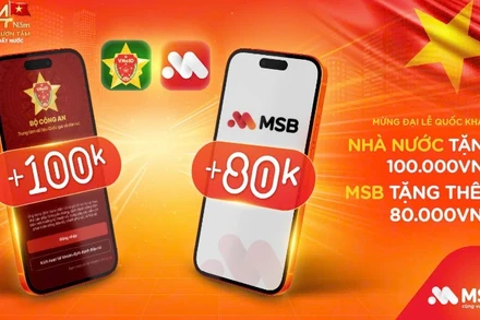 Nhiều ngân hàng thương mại triển khai các chương trình tặng quà đối với các tài khoản liên kết VNeID. 