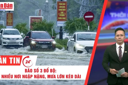 [Video] Thời sự 24h ngày 22/7/2025: Bão số 3 đổ bộ: Nhiều nơi ngập nặng, mưa lớn kéo dài 