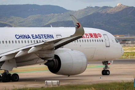 Máy bay của hãng hàng không Trung Quốc China Eastern Airlines. (Ảnh: THX)