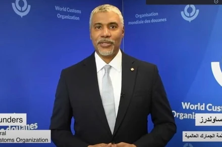 Tổng thư ký Tổ chức Hải quan thế giới giới thiệu về Hội nghị. (Nguồn: WCO)