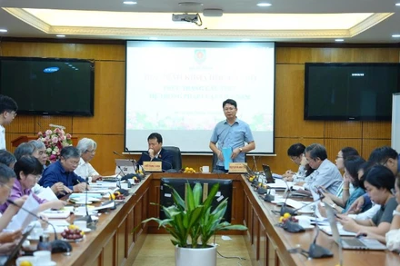 Thứ trưởng Tư pháp Nguyễn Thanh Tịnh phát biểu tại Hội thảo.