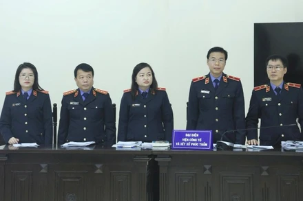 Đại diện Viện Kiểm sát tại phiên tòa phúc thẩm.