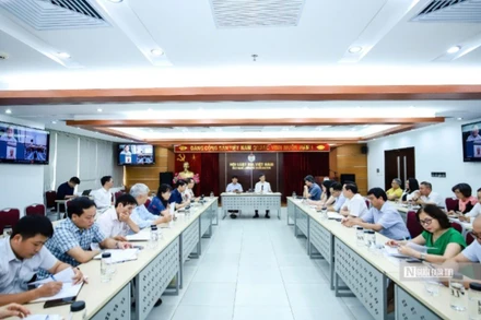 Quang cảnh Hội nghị sơ kết 6 tháng đầu năm 2025 của Hội Luật gia Việt Nam.