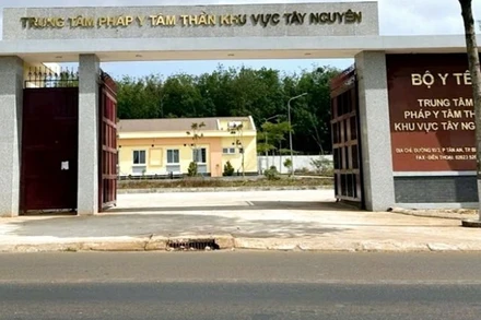 Trụ sở Trung tâm Pháp y tâm thần khu vực Tây Nguyên.