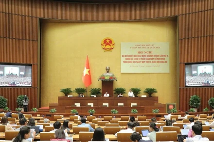 Toàn cảnh Hội nghị. (Ảnh: Cổng thông tin điện tử Quốc hội)