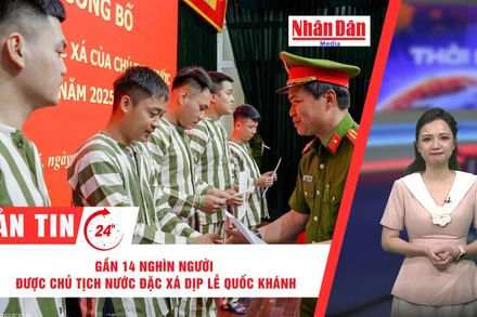 [Video] Thời sự 24h ngày 29/8/2025: Gần 14 nghìn người được Chủ tịch nước đặc xá dịp Lễ Quốc khánh