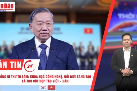[Video] Thời sự 24h ngày 12/8/2025: Tổng Bí thư Tô Lâm: Khoa học công nghệ, đổi mới sáng tạo là trụ cột hợp tác Việt-Hàn