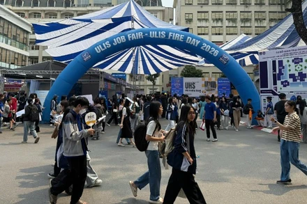 Ngày hội việc làm Trường đại học Ngoại ngữ.