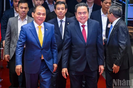 [Ảnh] Chủ tịch Quốc hội Trần Thanh Mẫn dự Lễ trao giải VinFuture 2025