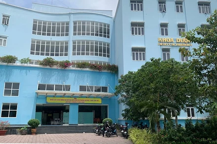 Một góc Trường Đại học Y Dược Cần Thơ.