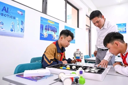 Thông qua cơ chế địa phương tạo lối mở, xã hội đồng hành, các trường trên cả nước có thể được trang bị cơ sở vật chất hiện đại, tốt nhất cho học sinh. (Ảnh Thành Đạt)