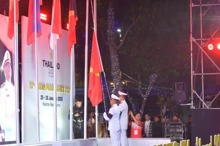 Lễ thượng cờ Đại hội Thể thao người khuyết tật Đông Nam Á lần thứ 13.