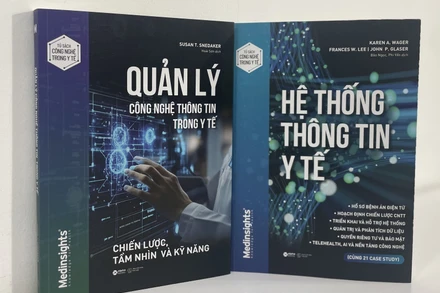 Bộ sách công nghệ thông tin y tế do Nhà xuất bản Thế giới và Alpha books mới ấn hành.