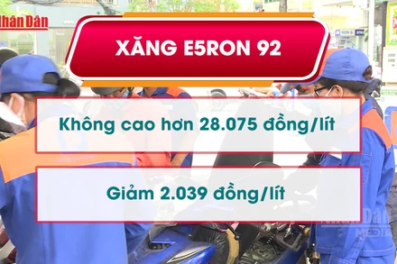 [Video] Giá xăng dầu đồng loạt giảm mạnh từ chiều 25/3