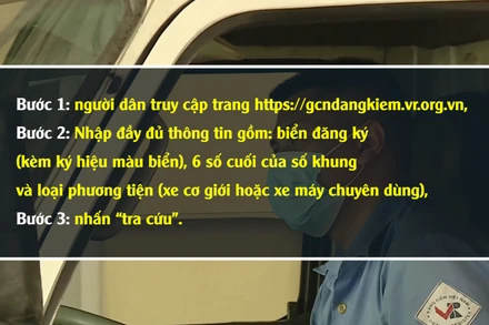 [Video] Hướng dẫn tra cứu giấy chứng nhận đăng kiểm điện tử từ ngày 1/3