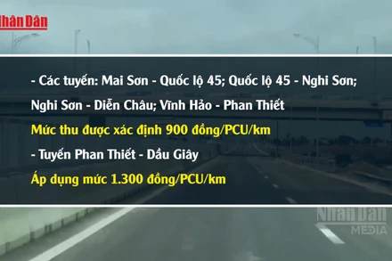 [Video] Từ 0 giờ ngày 2/3, thu phí 5 tuyến cao tốc Bắc - Nam đầu tư công