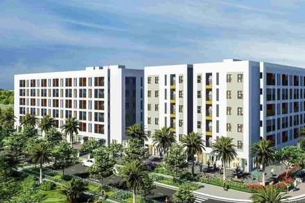 Mô hình dự án nhà ở xã hội Long Trường, tại Thành phố Hồ Chí Minh, đang được đẩy nhanh tiến độ triển khai. (Ảnh: CTV)