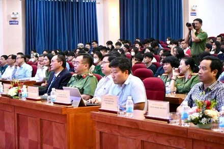 Các đại biểu tham dự Ngày hội toàn dân bảo vệ an ninh Tổ quốc.