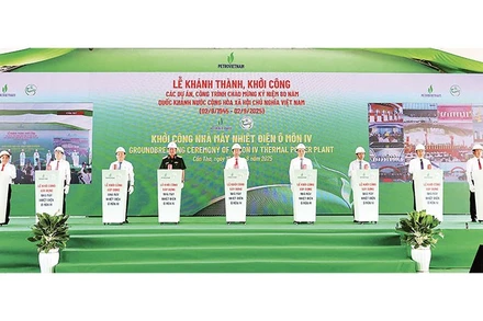 Khởi công Nhà máy nhiệt điện Ô Môn IV do Nhật Bản đầu tư.