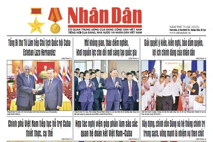 Báo Nhân Dân số 25525