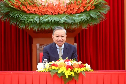 Tổng Bí thư Tô Lâm điện đàm với Tổng thống Hàn Quốc Lee Jae Myung. (Ảnh: ĐĂNG KHOA)