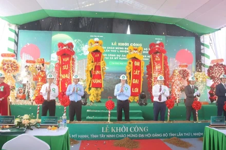 Tây Ninh khởi công dự án khu 1.646 căn hộ nhà ở xã hội chào mừng Đại hội Đảng bộ tỉnh lần thứ I, nhiệm kỳ 2025-2030.