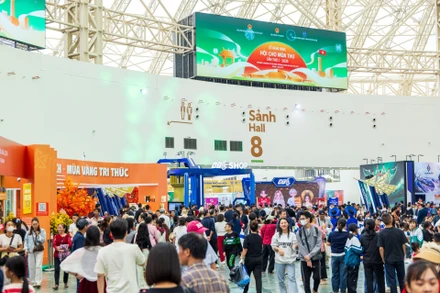  Hội chợ mùa Thu 2025 thu hút đông đảo lượng khách thăm quan ngay trong ngày đầu tiên. (Ảnh: BTC)