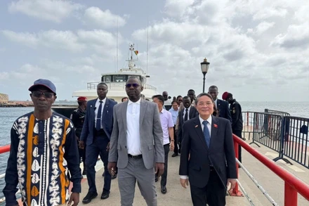 Đoàn cấp cao Quốc hội Việt Nam tìm hiểu mô hình văn hóa, du lịch lịch sử đảo Gorée, Senegal.