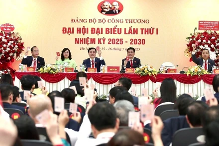 Đại hội đại biểu Đảng bộ Bộ Công thương lần thứ I, nhiệm kỳ 2025-2030.