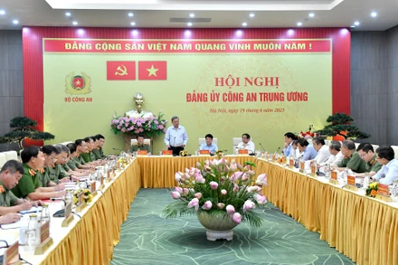 Tổng Bí thư Tô Lâm phát biểu kết luận Hội nghị. (Ảnh: Đăng Khoa)