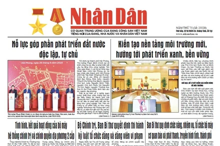 Báo Nhân Dân số 25520