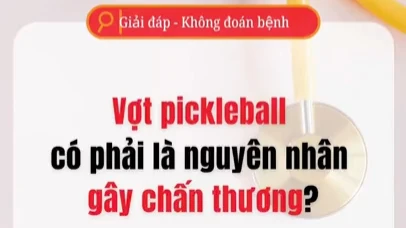 [Video] Vợt pickleball có phải là nguyên nhân gây chấn thương?