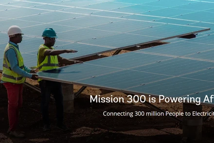 Chương trình Sứ mệnh 300 cung cấp điện cho 300 triệu người châu Phi. (Ảnh: Worldbank.org)